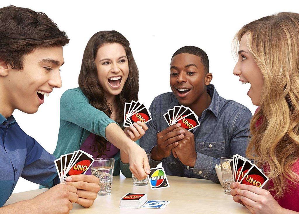 Uno! With wine!